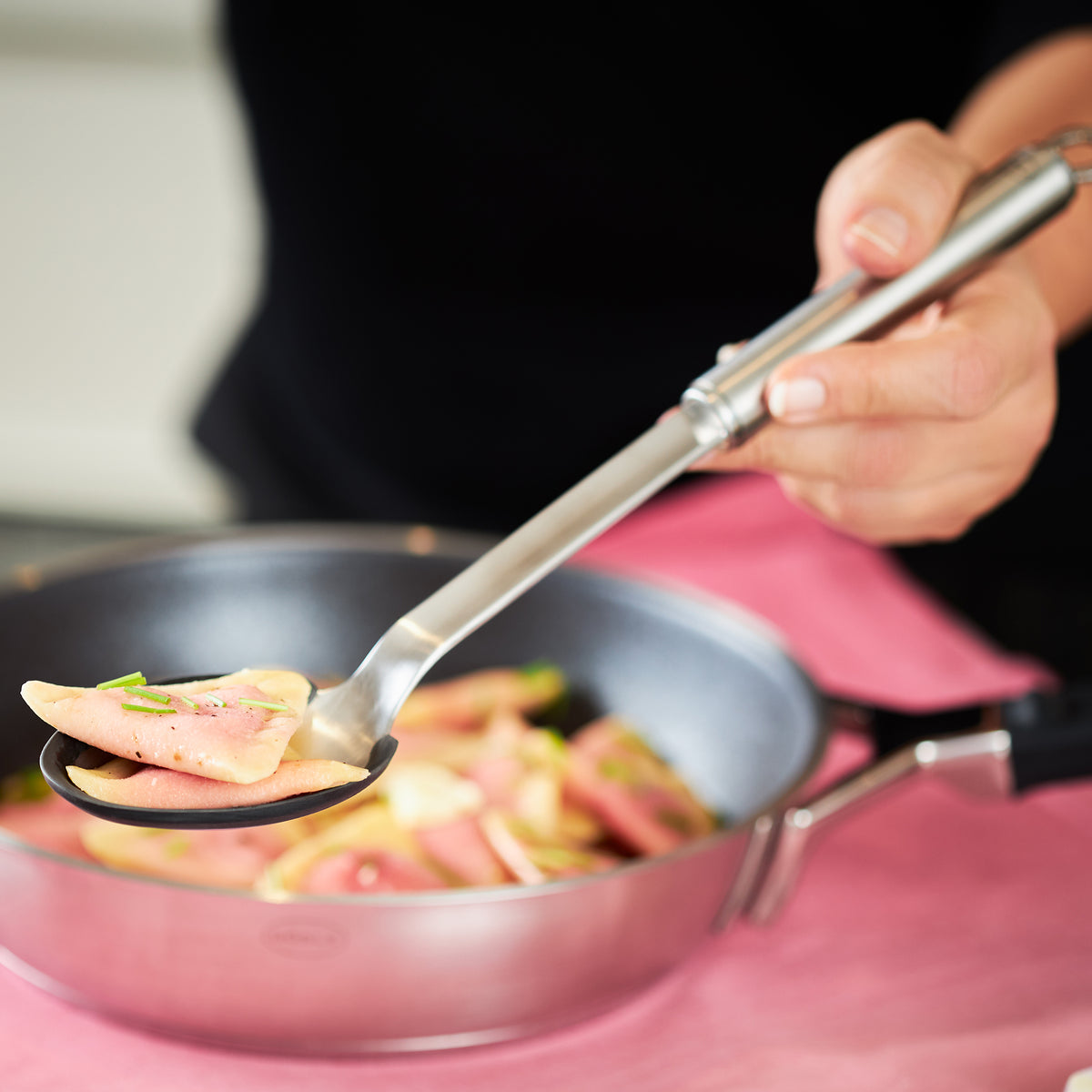 Round Handle Basting Spoon silicone