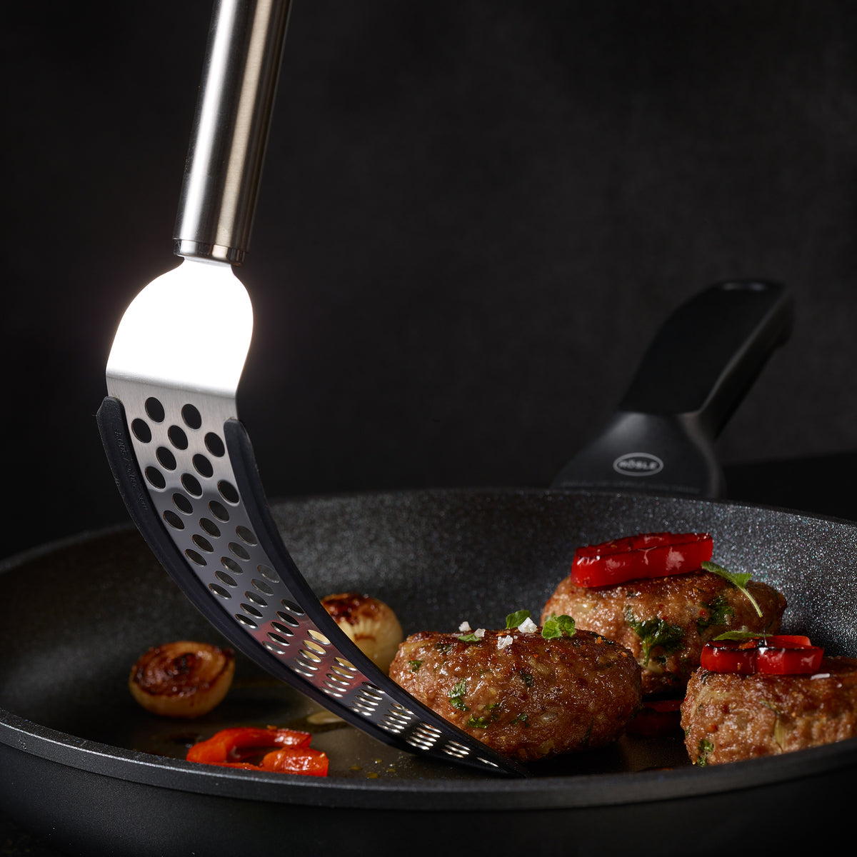Flexible Turner 32 cm perforated silicone