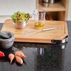 Cutting Board 36x24cm | 14.2 x 9.5 in.with stainless steel handle