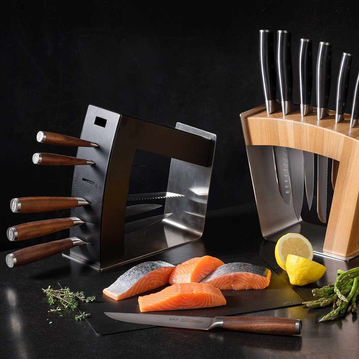 Knife Block "MoveX" black without knives