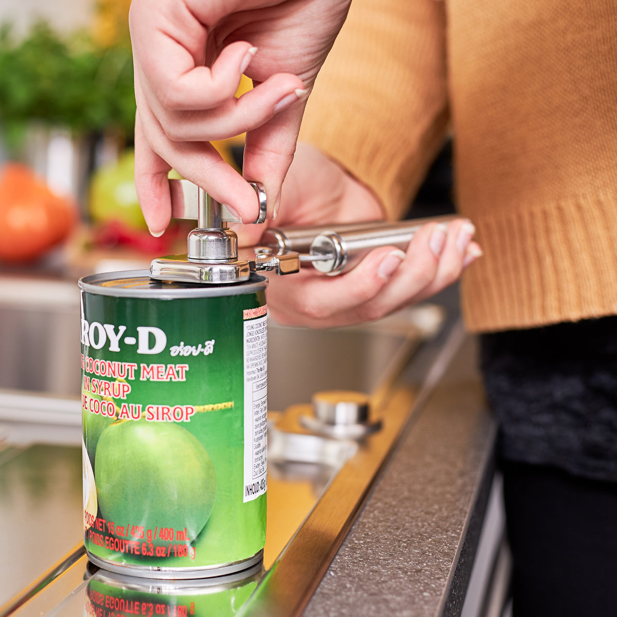 Can Opener with pliers grip