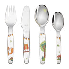 Child´s Cutlery Set 4pcs. "Forest Friends"
