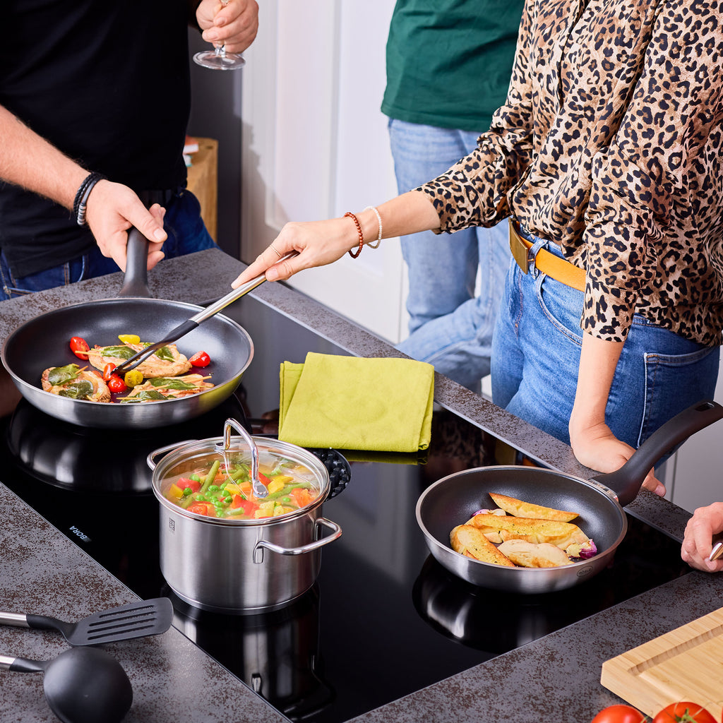 Frying Pan Set BASIC LINE Ø 20 cm, 24 cm | 8.0 in., 9.5 in. ProPlex