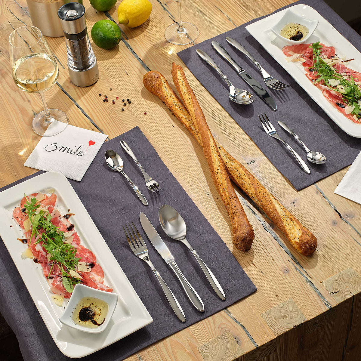 Cutlery Set "Culture" 30 pcs. high gloss
