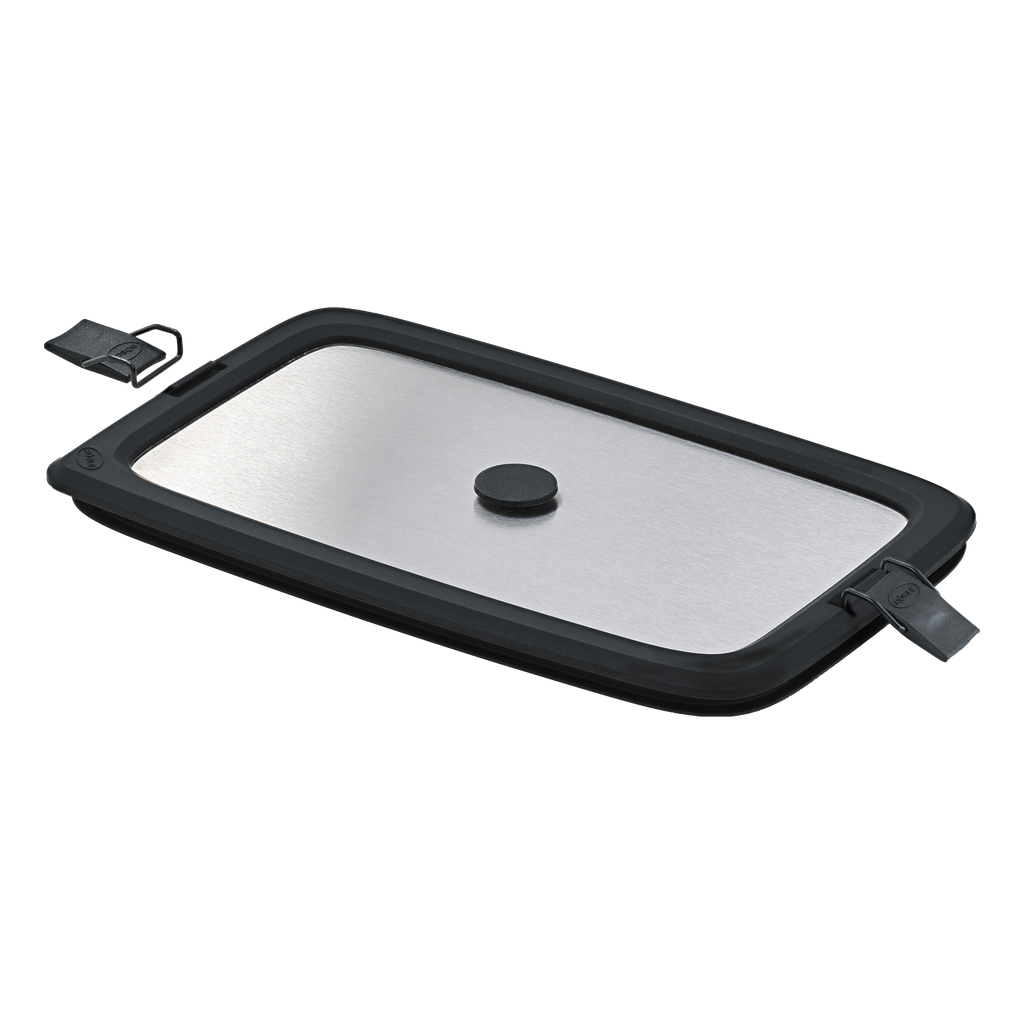 Stainless Steel Lid FLEXX 2GO 1,0 L rectangular with Clips