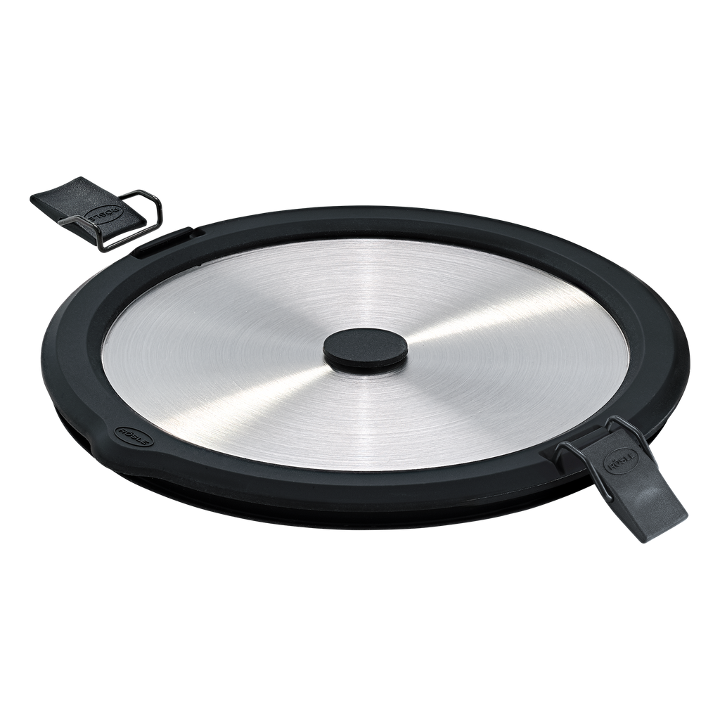 Stainless Steel Lid FLEXX 2GO 0,8 L round with Clips