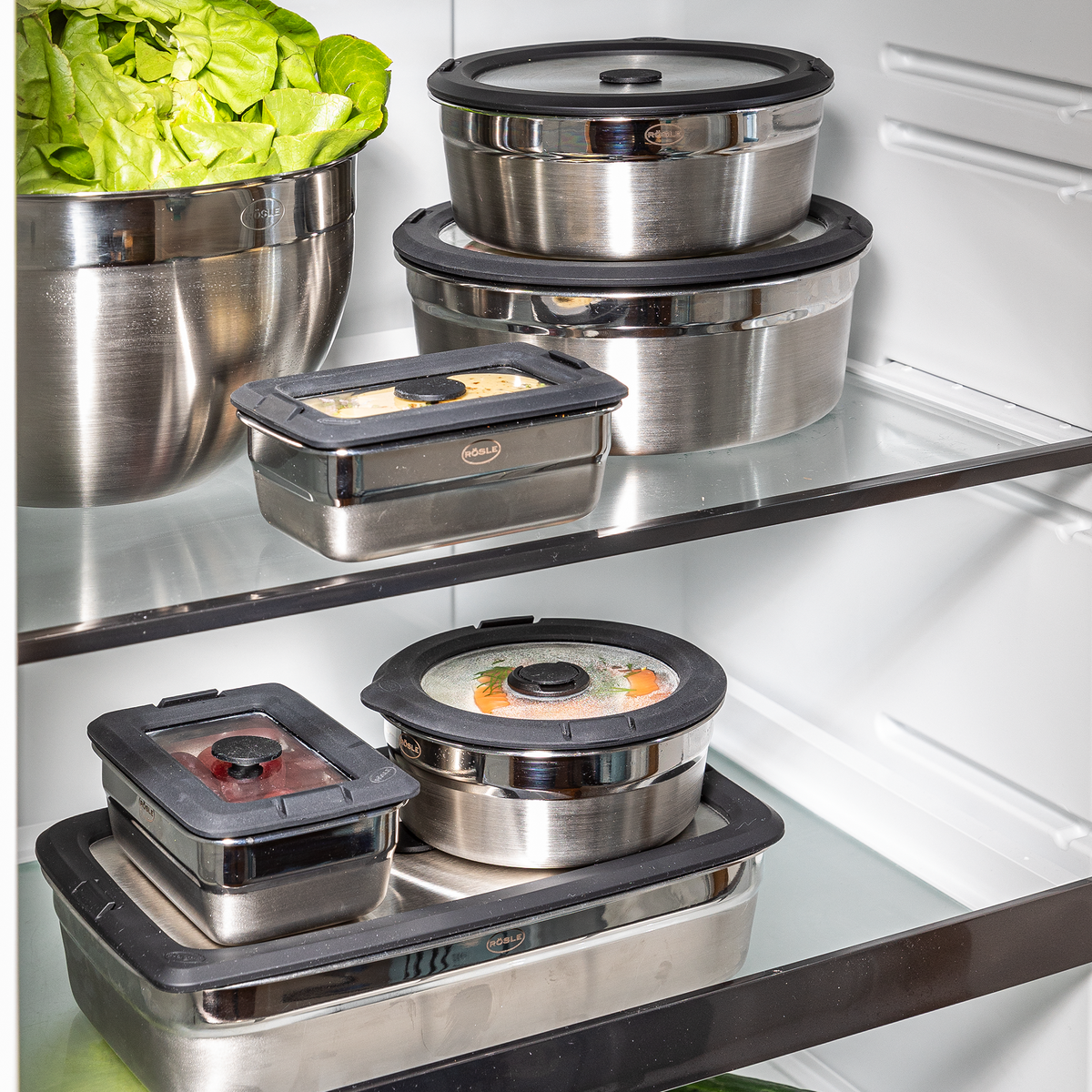 Vakuum Lid FLEXX 2GO 0,6 L rectangular with Clips