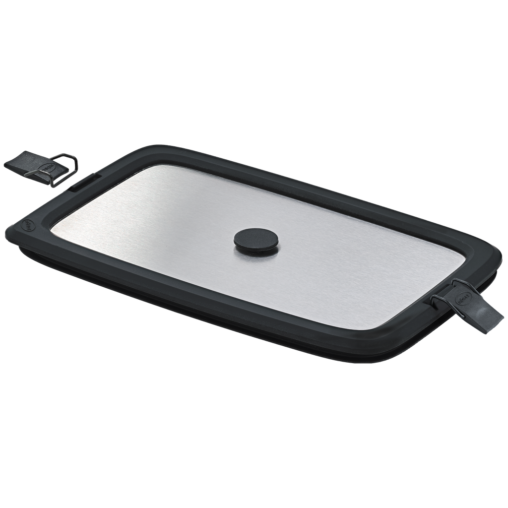 Stainless Steel Lid FLEXX 2GO 1,5 L rectangular with Clips