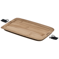 Snack Lid FLEXX 2GO 1,5 L rectangular Bamboo w. Clips