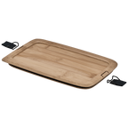 Snack Lid FLEXX 2GO 1,5 L rectangular Bamboo w. Clips