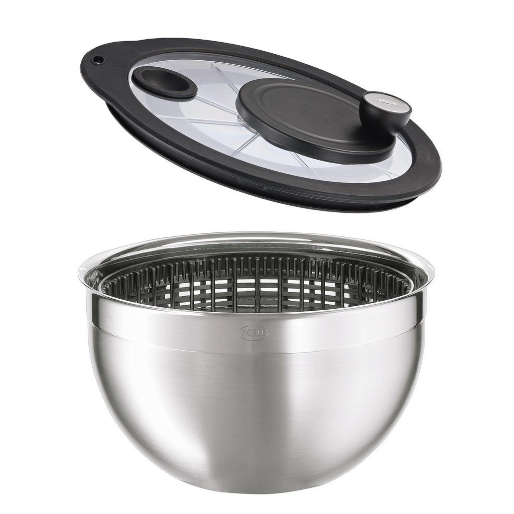 Salad Spinner with glass lid Ø 24 cm|9.5 in.