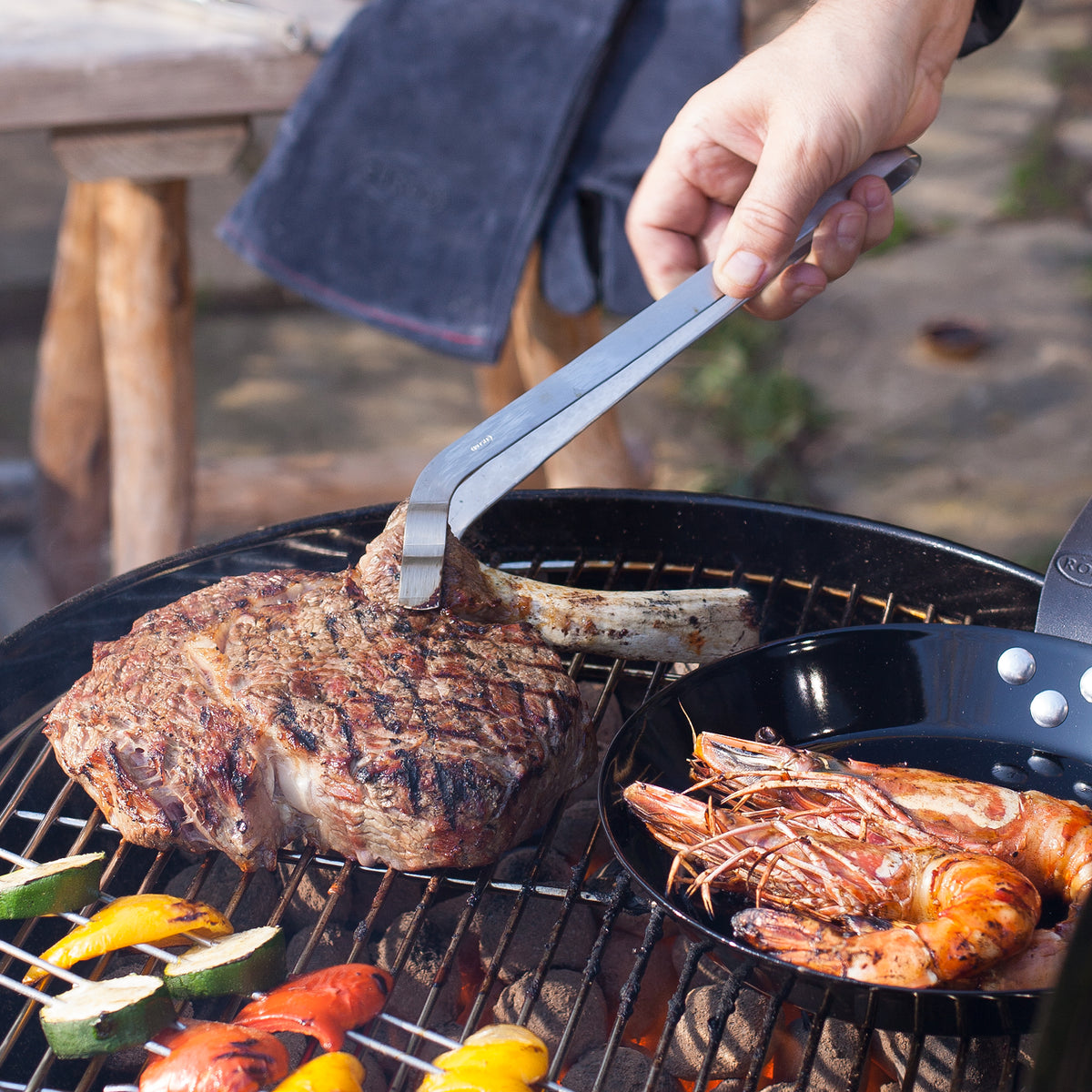 Grill Tongs curved