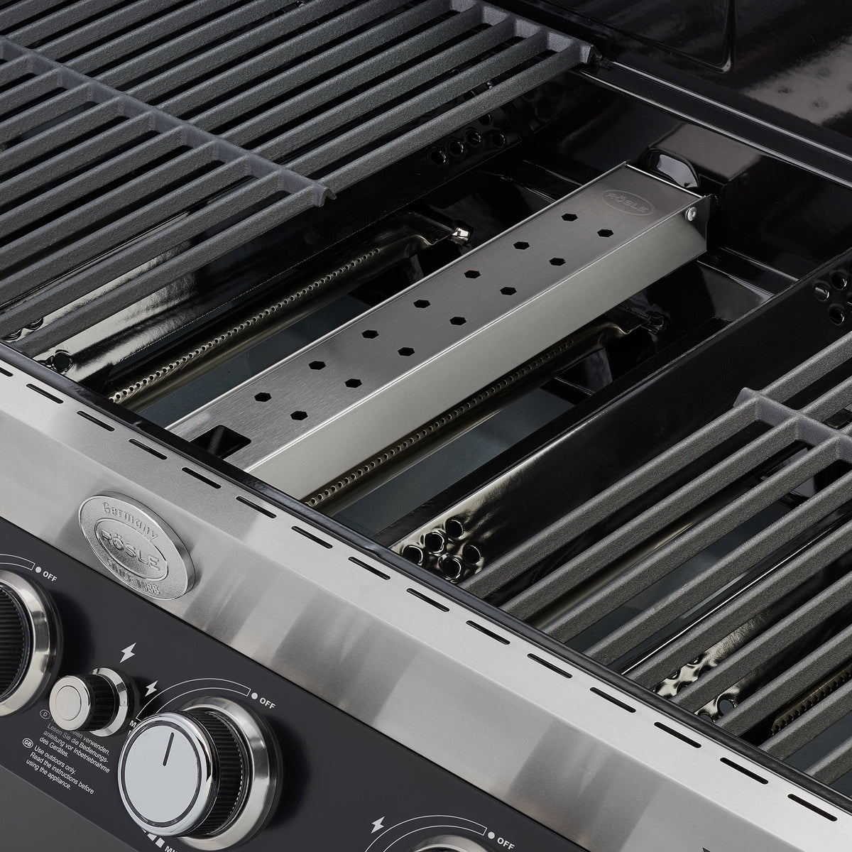 Smoker Box VIDERO, ALL-/EPICFLAME stainless steel