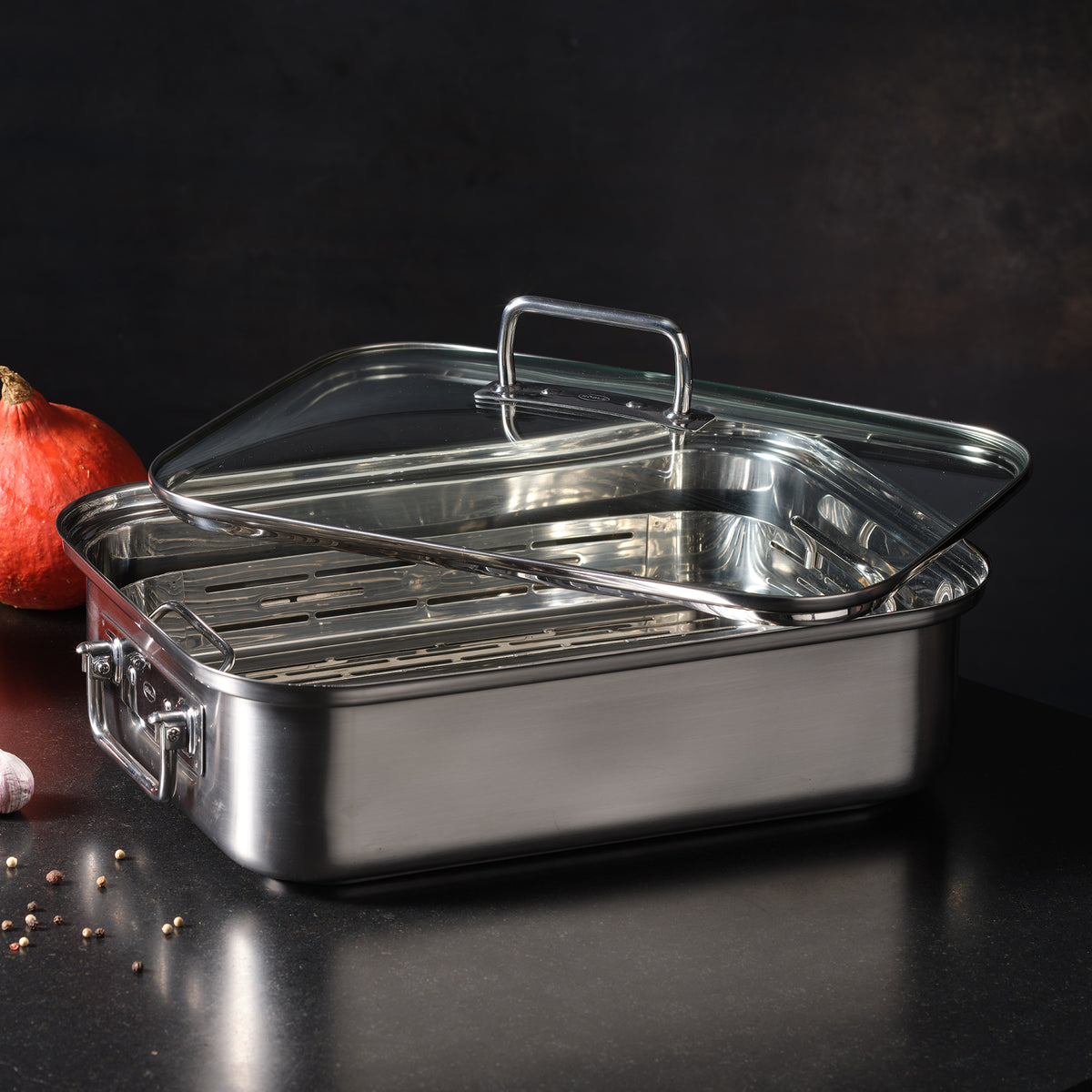 Rectangular Roaster EXPERTISO 38,5 x 28 cm