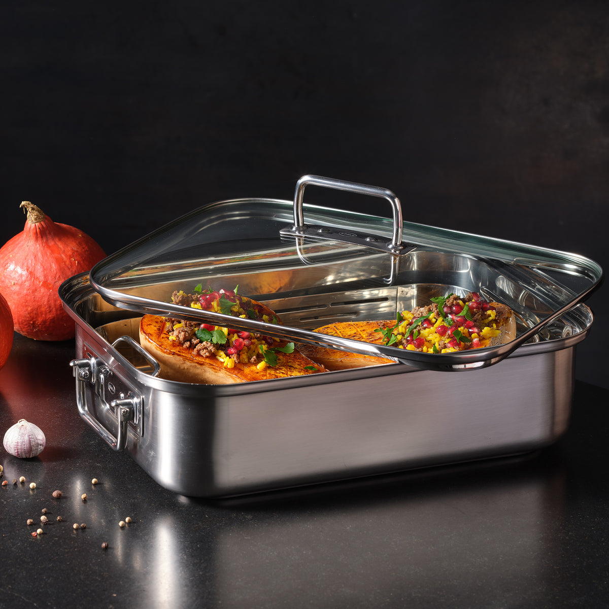 Rectangular Roaster EXPERTISO 38,5 x 28 cm
